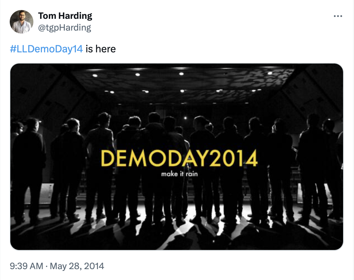 “Make it rain” tweet