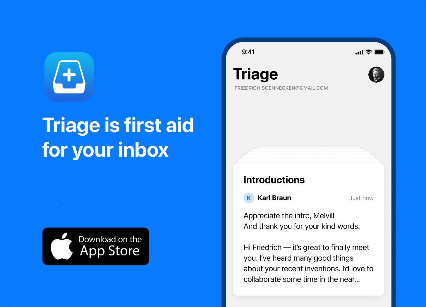 Triage: First aid for your inbox